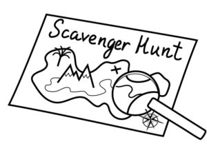 Scavenger Hunt Map for local businesses around Lake Conroe
