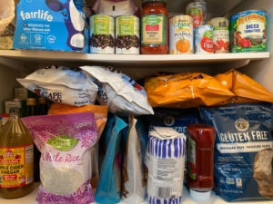 Messy Pantry in need of a Kitchen Decluttering